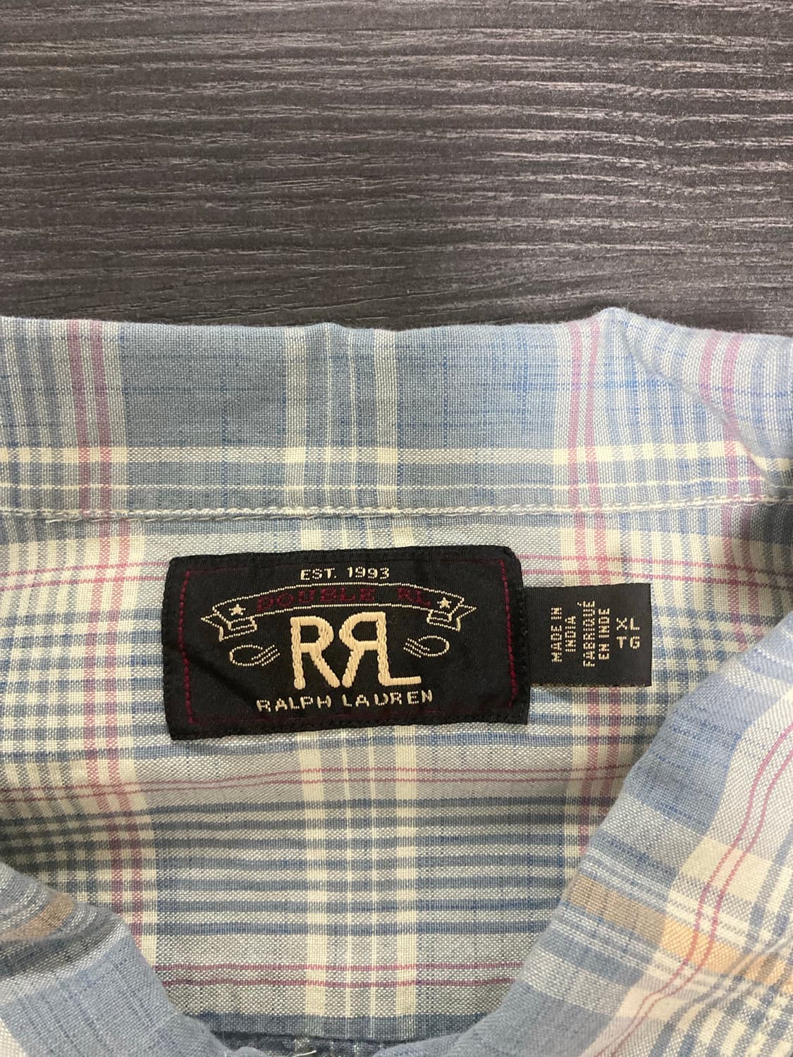 RRL 마드라스 타운캠프 셔츠 상품이미지5