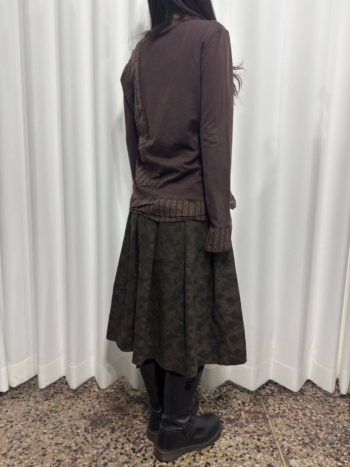 uniqlo camo midi skirt 상품이미지6