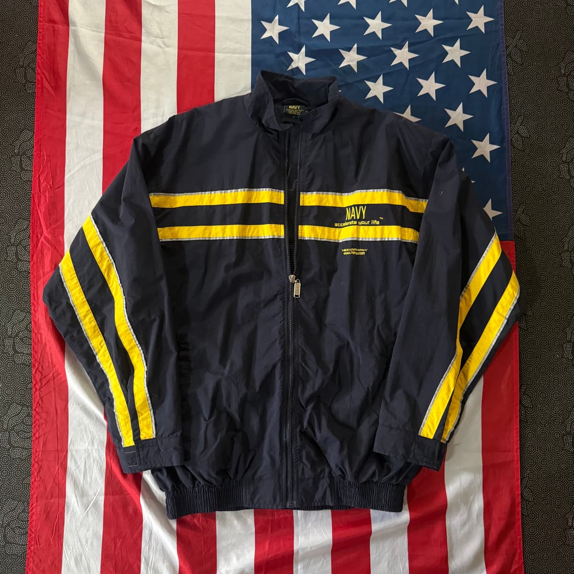 [M] 밀리터리 미 해군 NAVY 바람막이 러닝 자켓 -6 상품이미지1