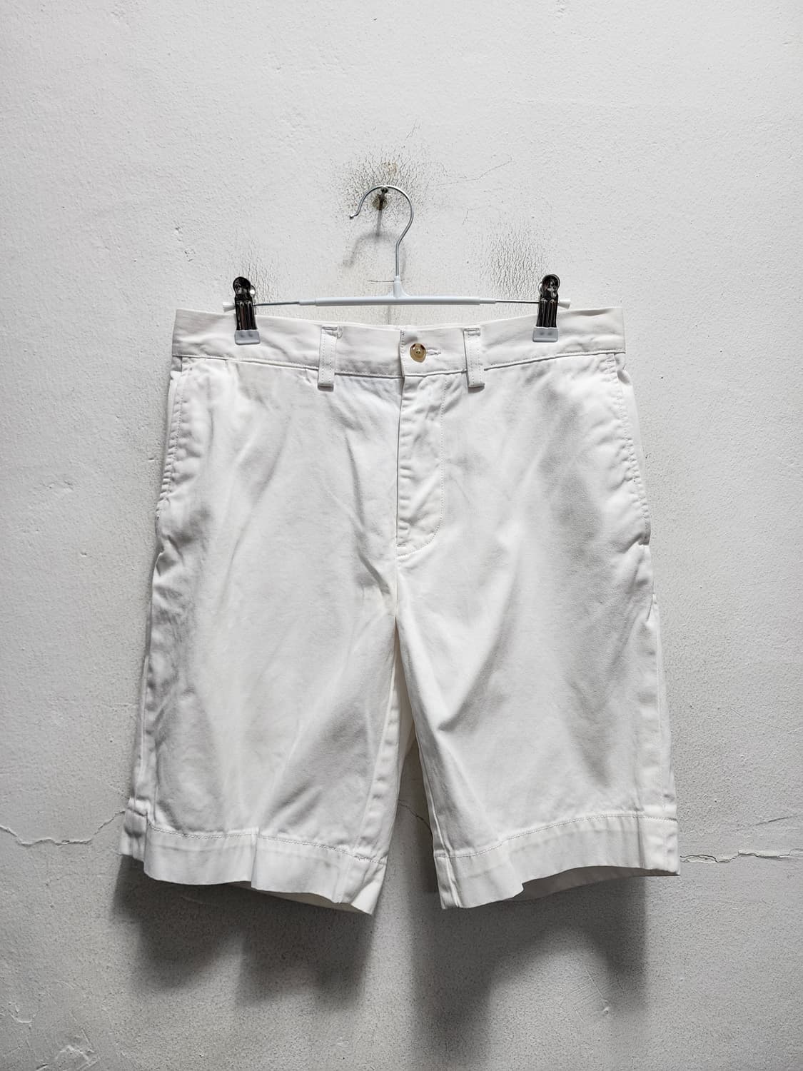 폴로 화이트 클래식핏 반바지  상품이미지1