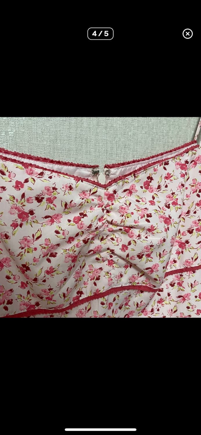 Flower print one-piece 상품이미지4