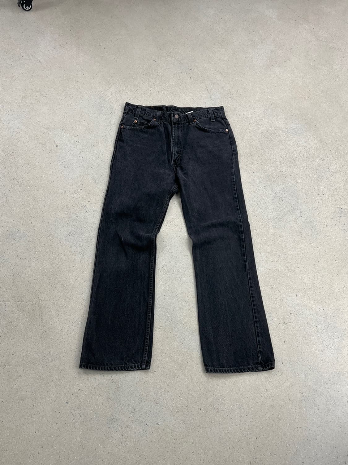 리바이스 90s 517 오렌지 탭 블랙 데님 팬츠 / 35 x 29 상품이미지1