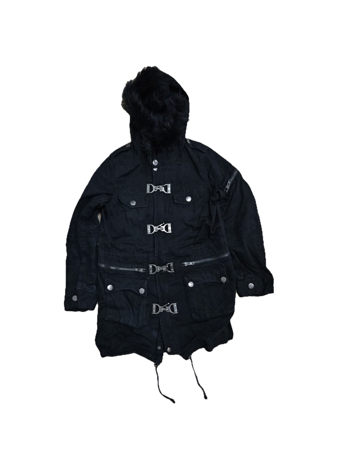 veki 에고이스트 후드 퍼 자켓 상품이미지1