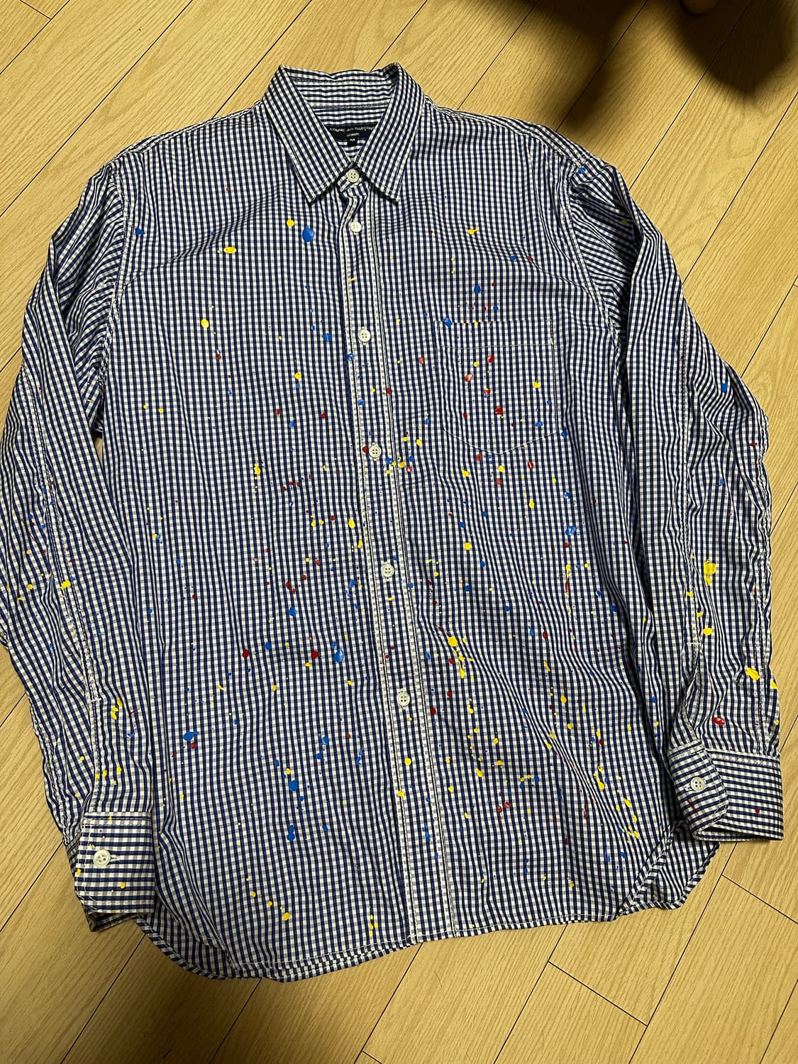 꼼데가르송 옴므 페인트 셔츠 상품이미지1