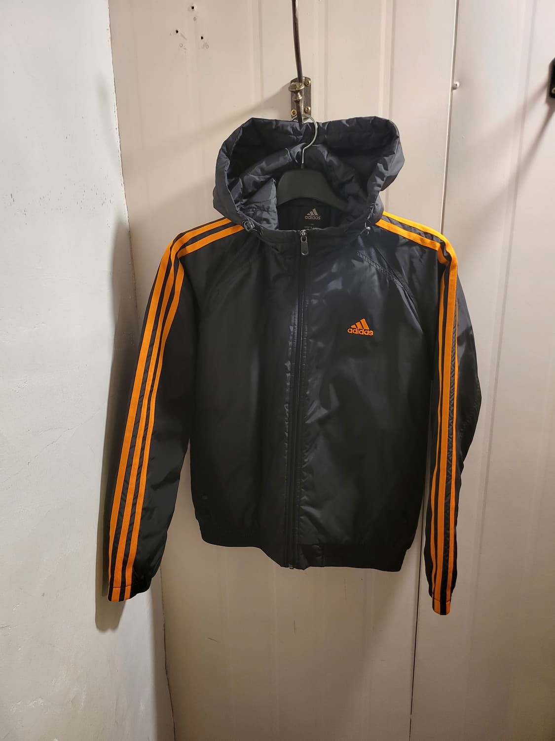 아디다스 삼선  후드경량패딩 상품이미지1