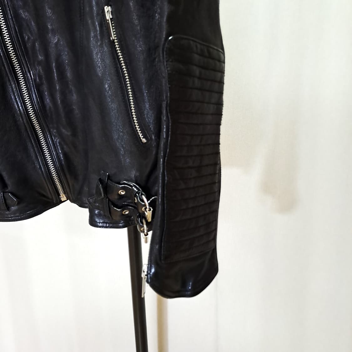 (택포) 이태리 소재 양가죽 바이커 자켓 100 B572 상품이미지4