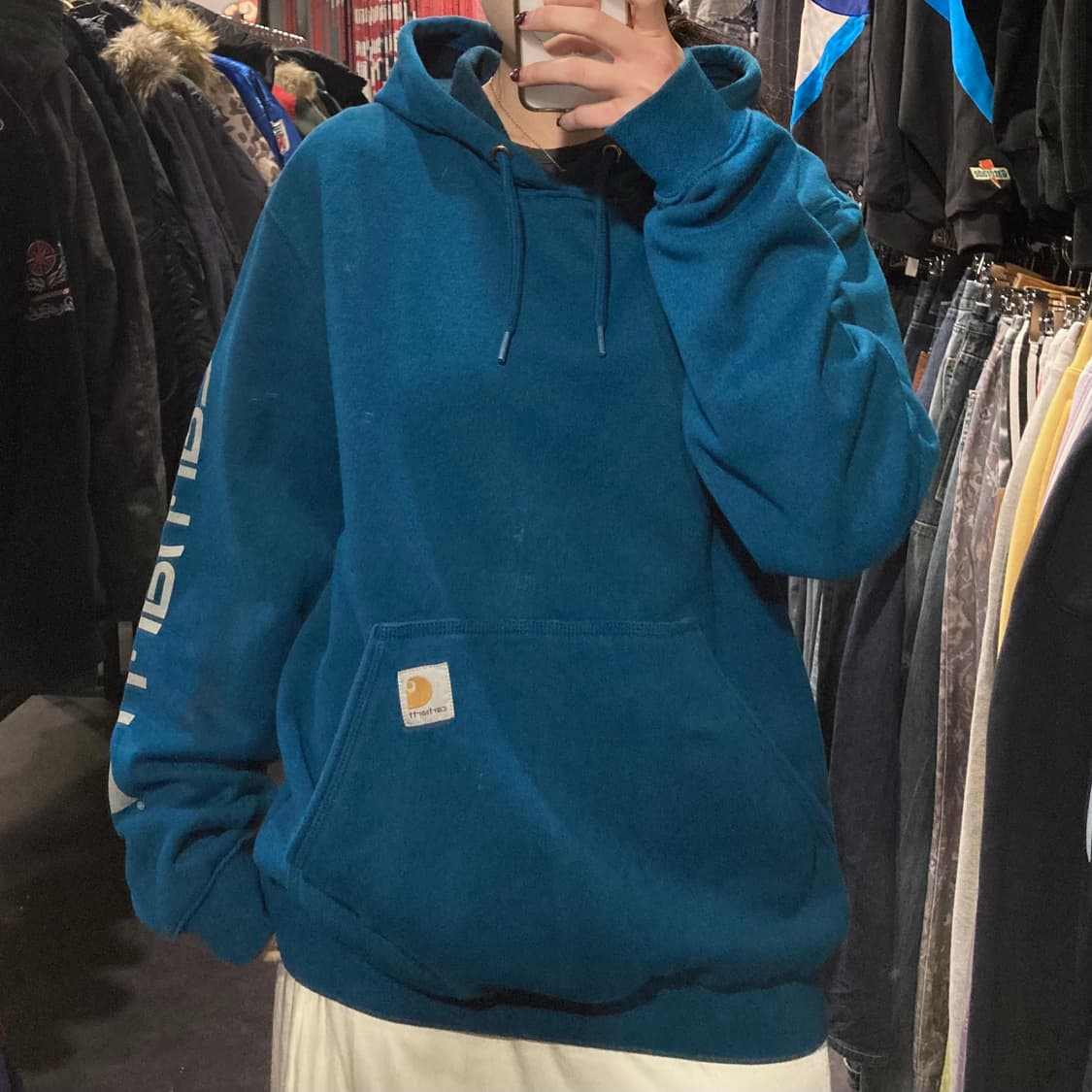 [IM]칼하트 후드티 틸그린 상품이미지2