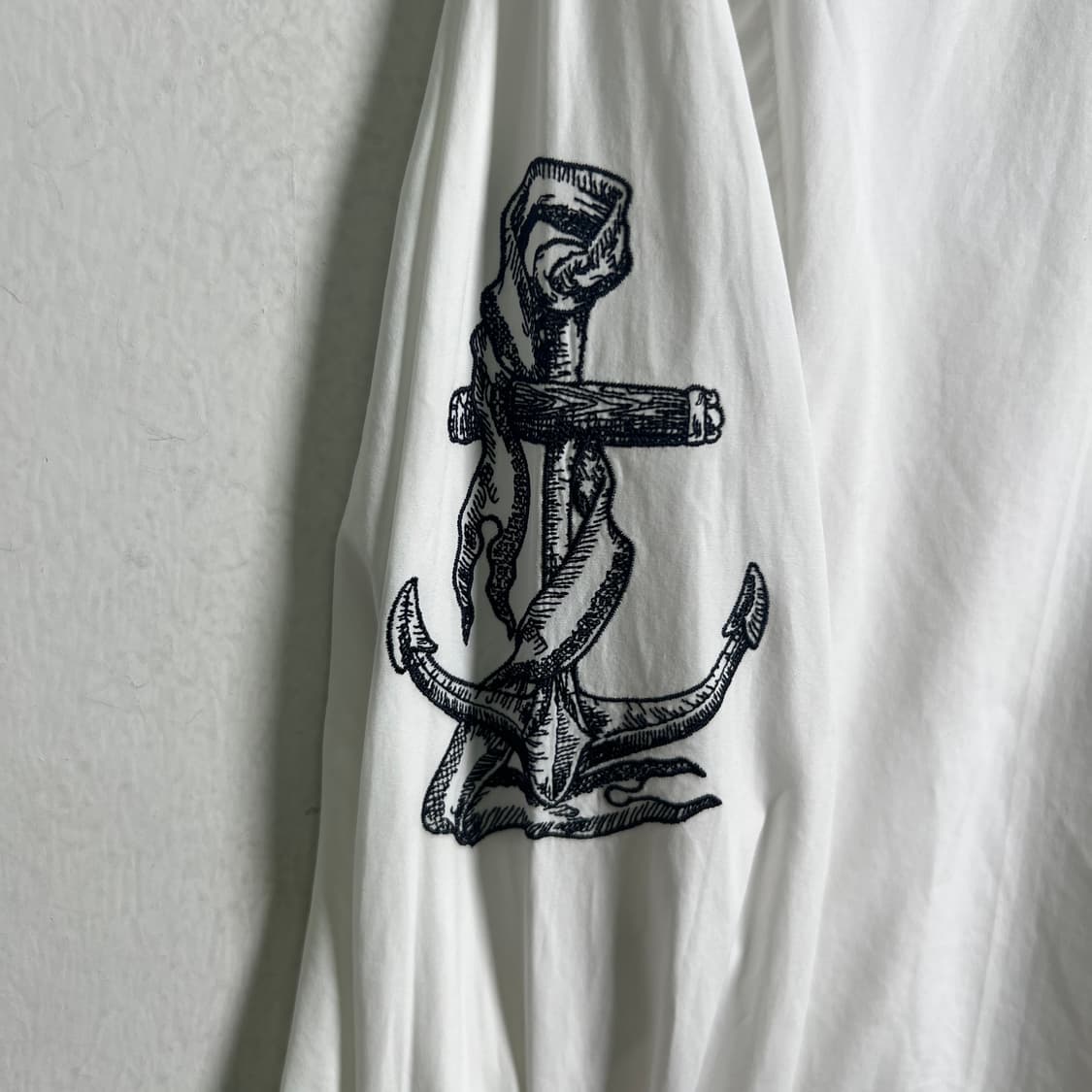 톰브라운 닻 자수 화이트 옥스포드 버튼다운 셔츠  상품이미지8