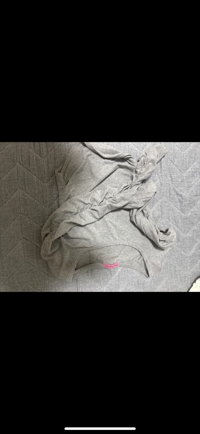 플리즈노팔로우 플노팔 모모탑 그레이 상품이미지2