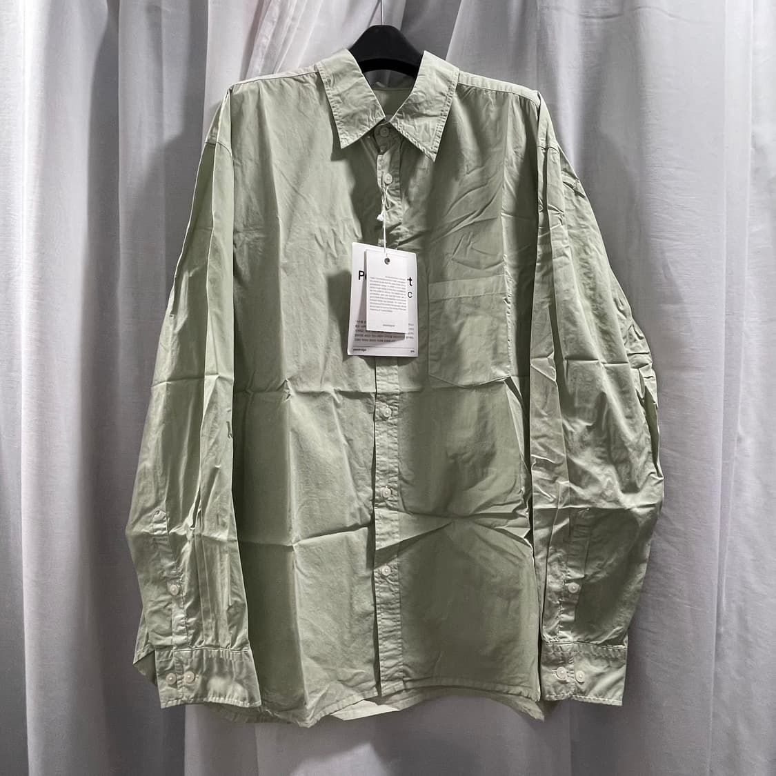 이얼즈어고/ 트레디셔널 다이드 포이카 셔츠/ 3  상품이미지5