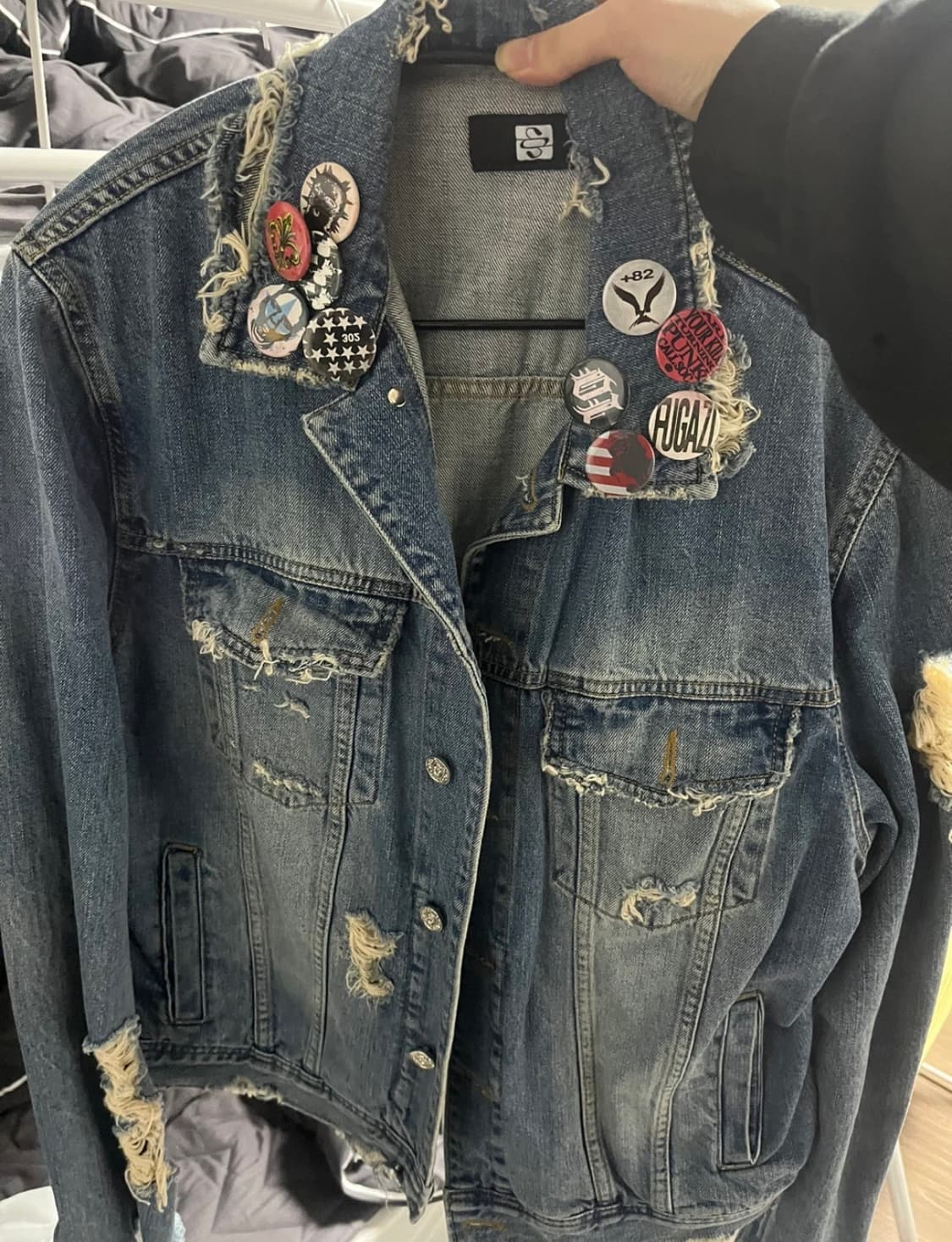 선데이오프클럽 데님 자켓 상품이미지1