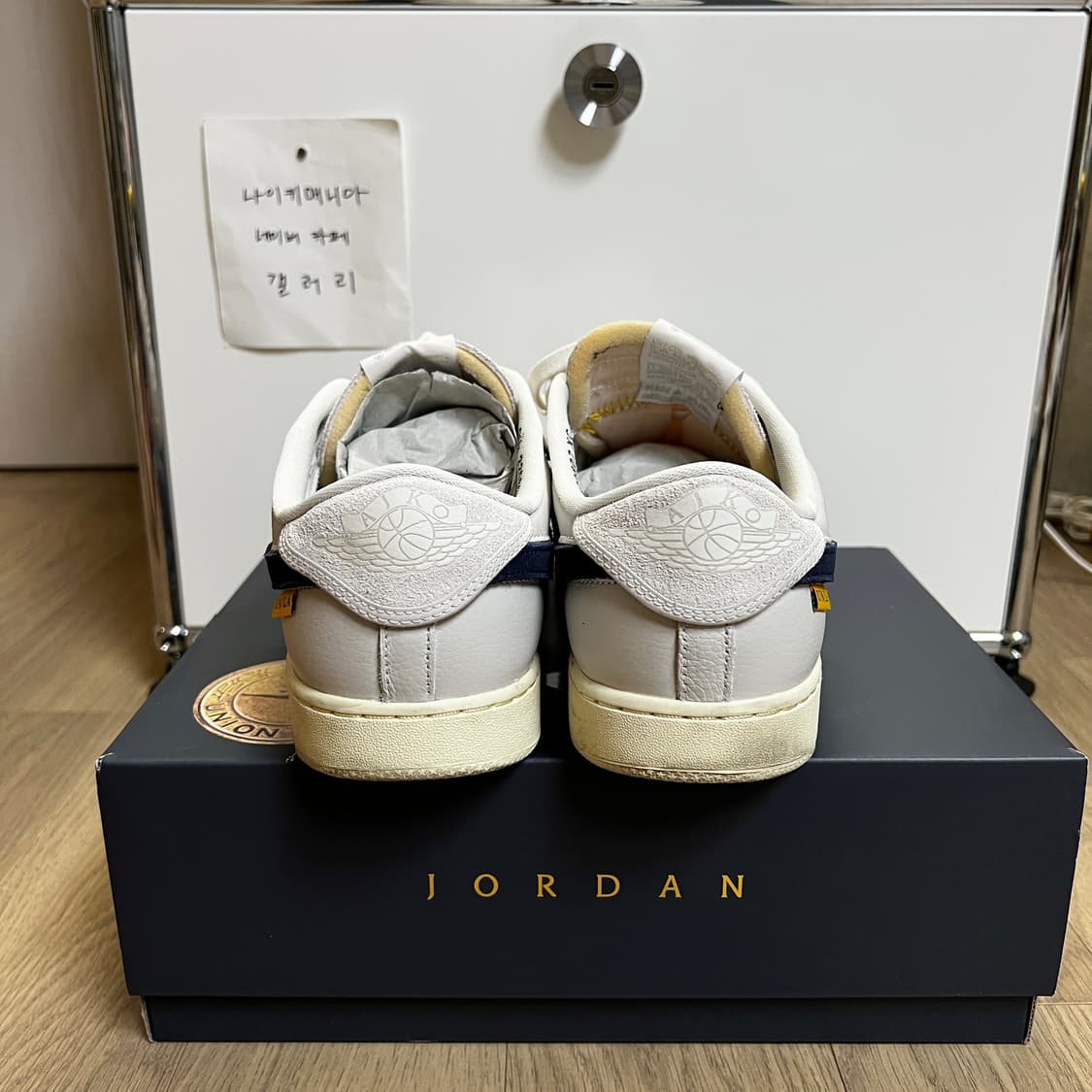 [275] 조던 1 × 유니온 KO 로우 세일 뉴트럴 그레이 상품이미지7