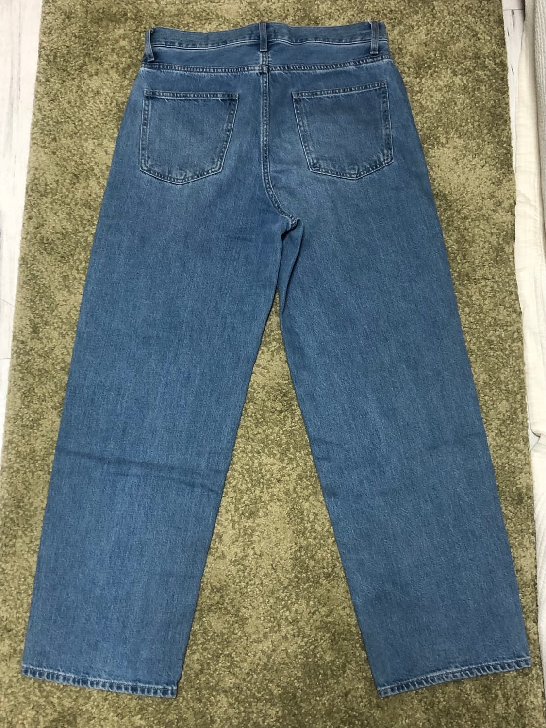 유니클로 와이드스트레이트진 64 BLUE 상품이미지2