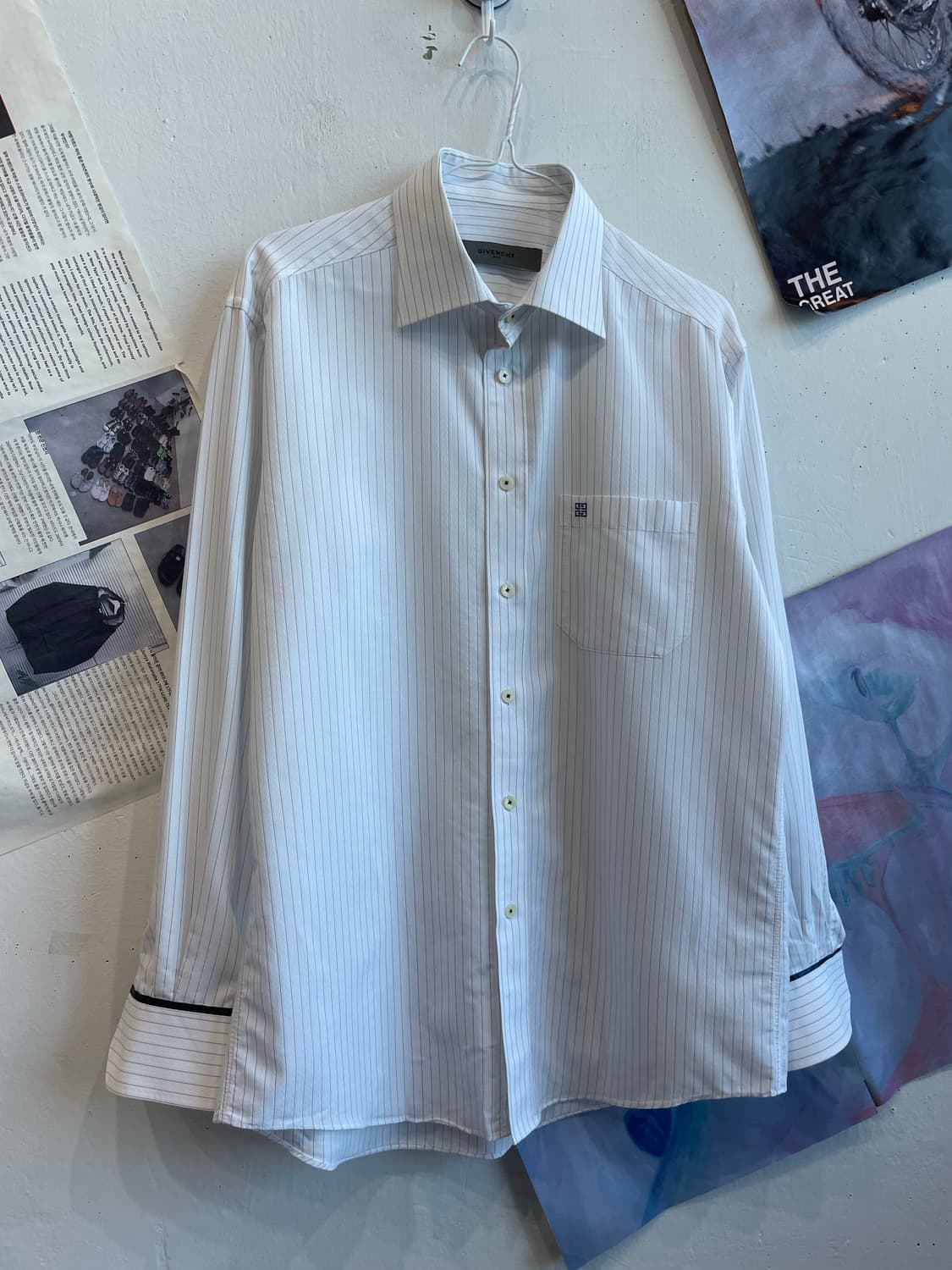 지방시 스트라이프 셔츠 100 상품이미지2