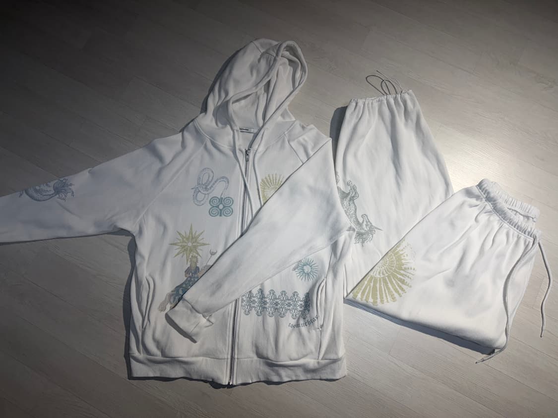 투머치택스 화이트 트레이닝 세트 상품이미지2