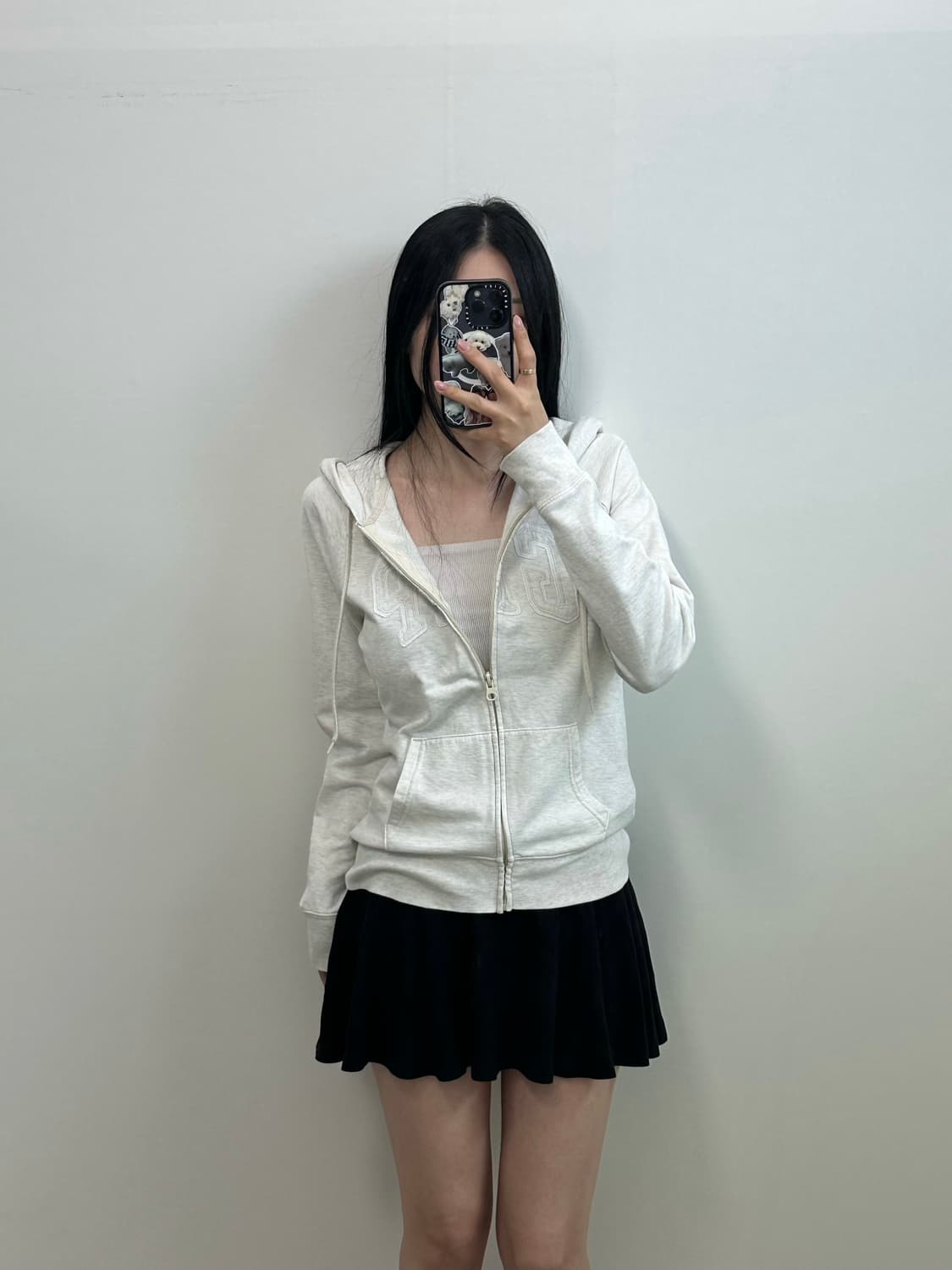 Gap 갭 백멜란지 후드집업 상품이미지1