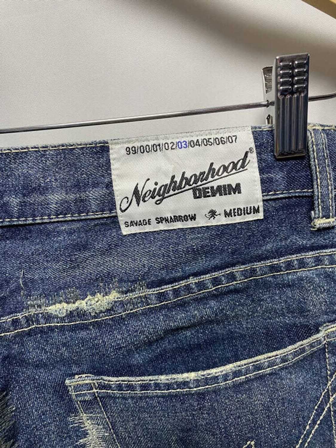 2003 NEIGHBORHOOD 디트로이드 데님팬츠 상품이미지6