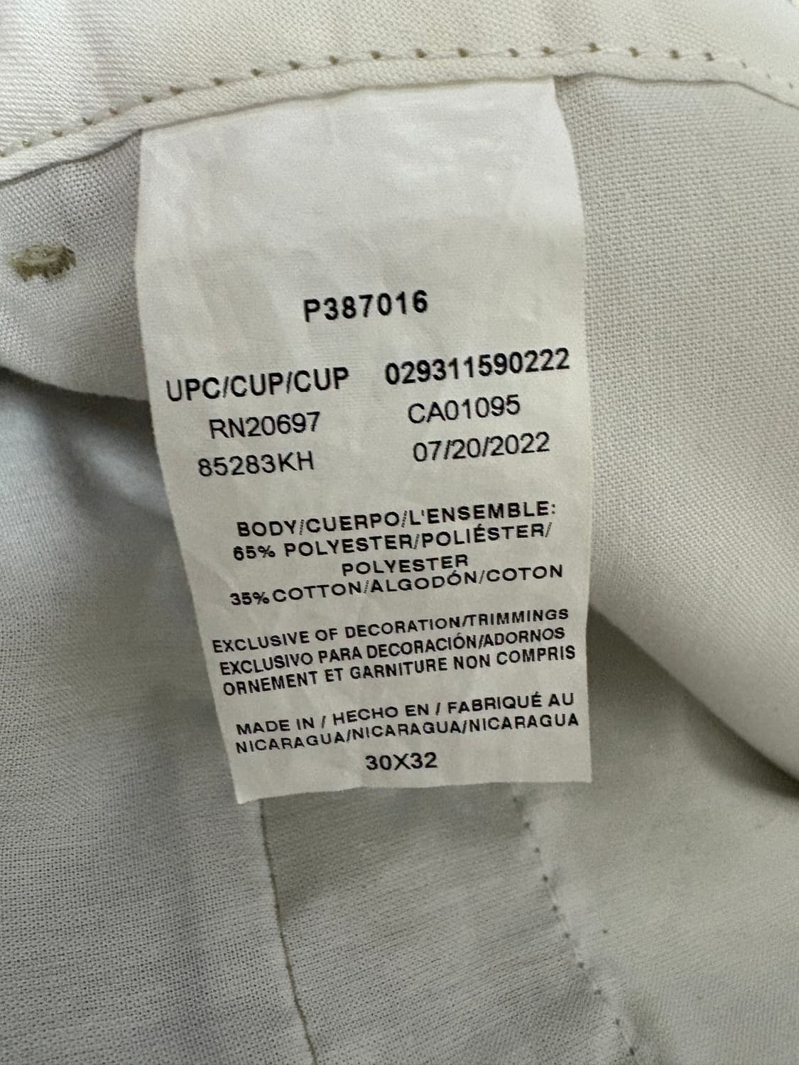 디키즈 더블니팬츠 카키 30x32 상품이미지2