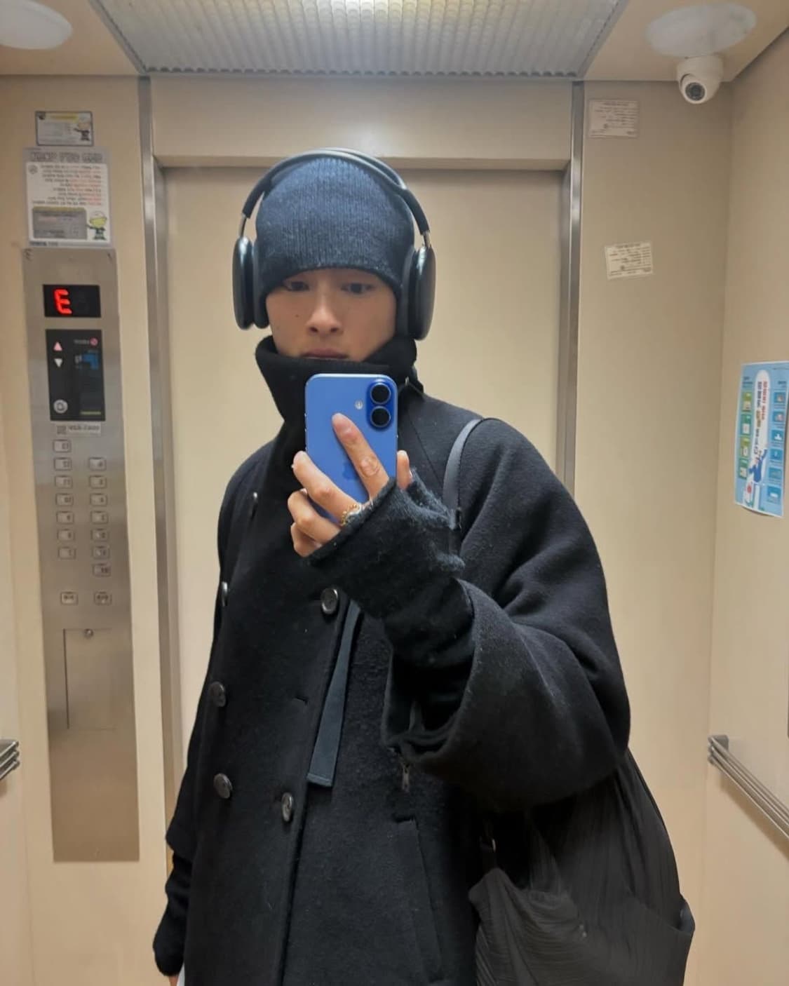 검정 비니 Black Beanie 상품이미지3