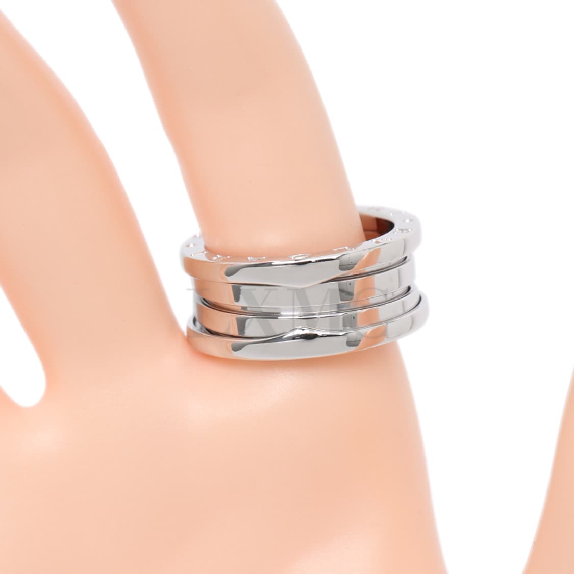 불가리 비제로원 반지 3밴드링 화이트골드 비제로링 52호 상품이미지8