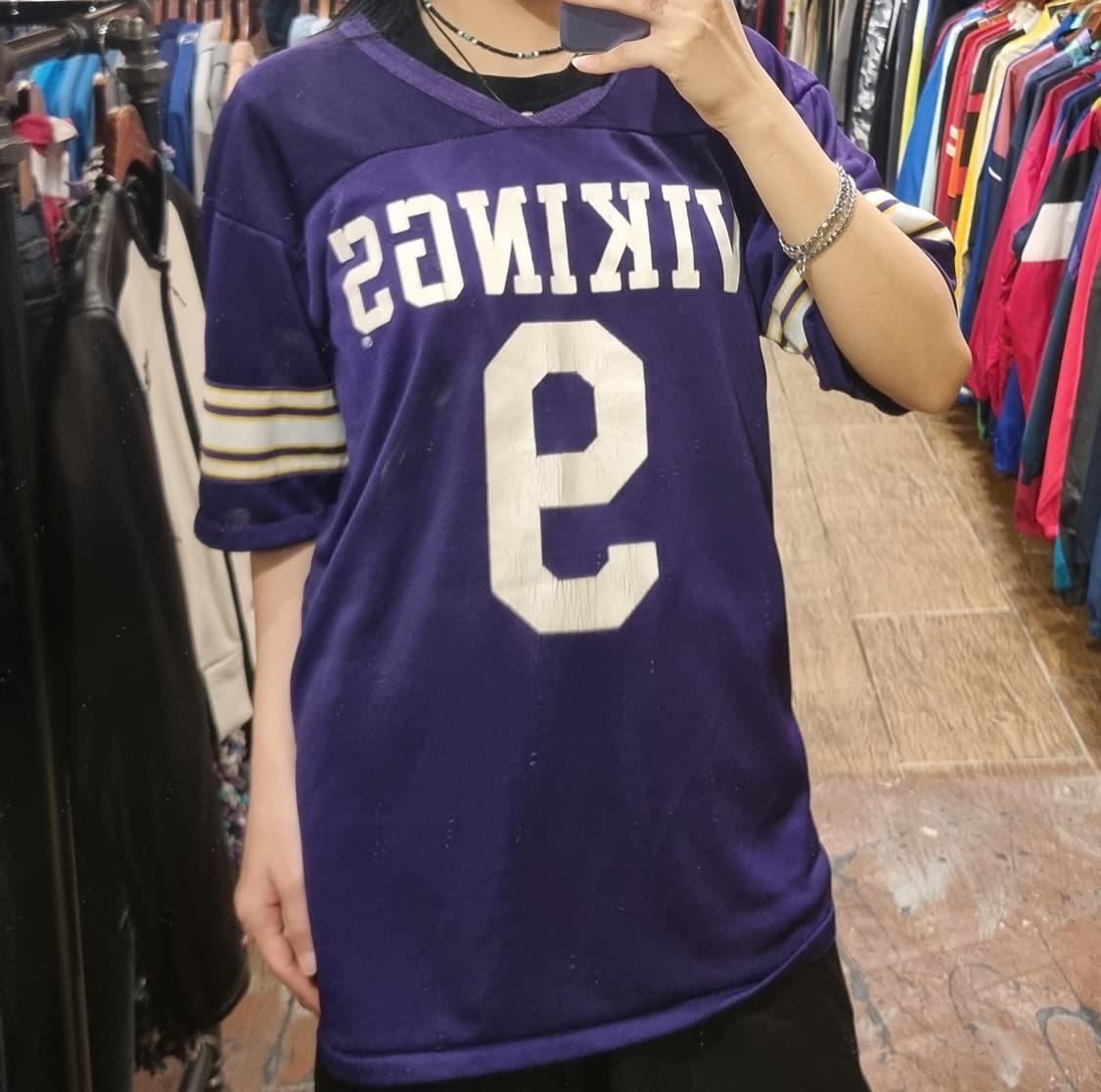 [Hi] NFL 풋볼 져지 반팔티 퍼플 상품이미지3