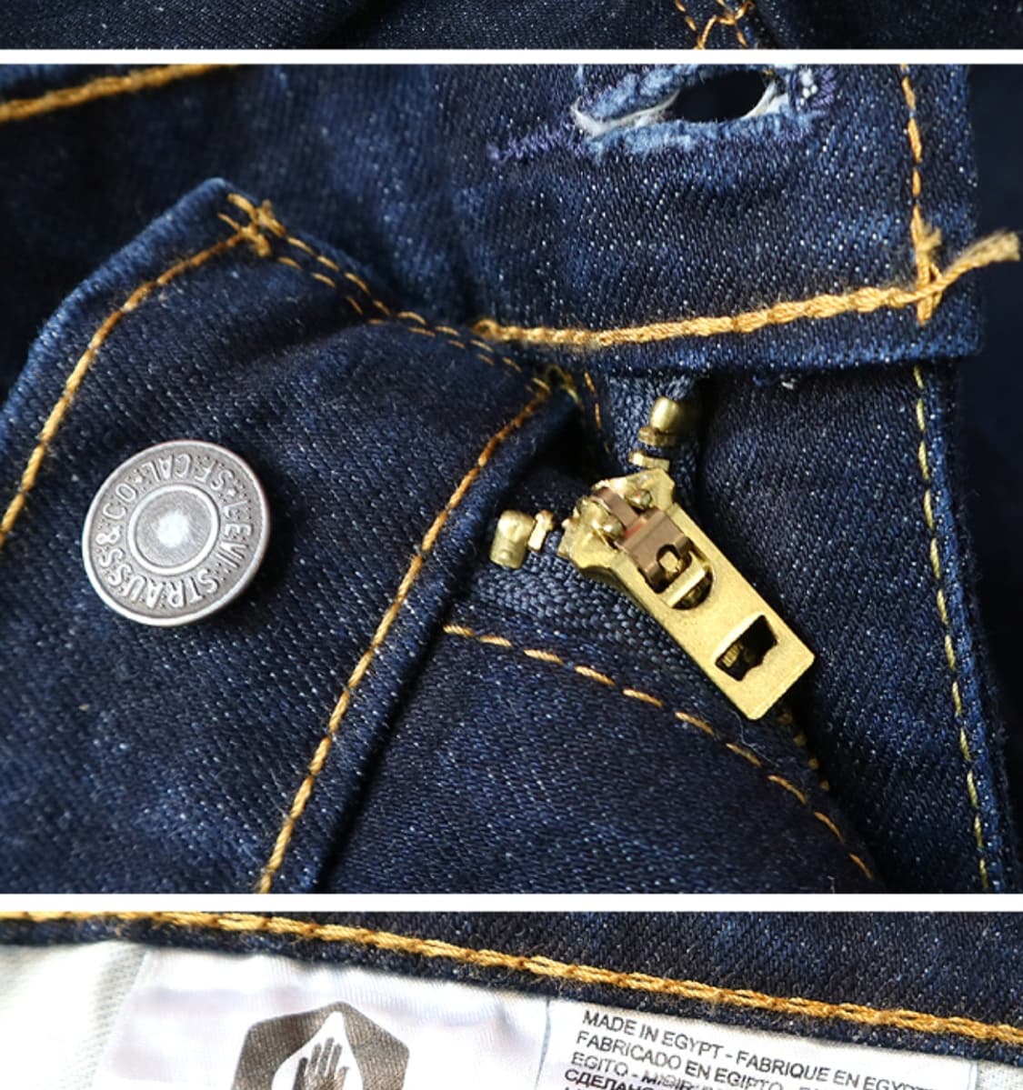 LEVIS 리바이스 550 인디고 진청 빅사이즈 데님 46 빅사이즈 상품이미지9