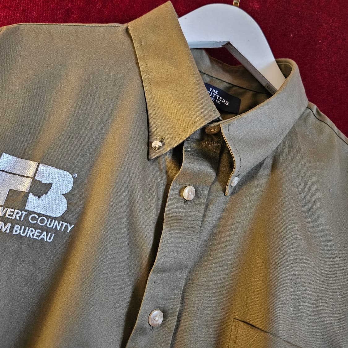 The Outfitters  카키 반팔 워크 셔츠 Us XL 상품이미지5
