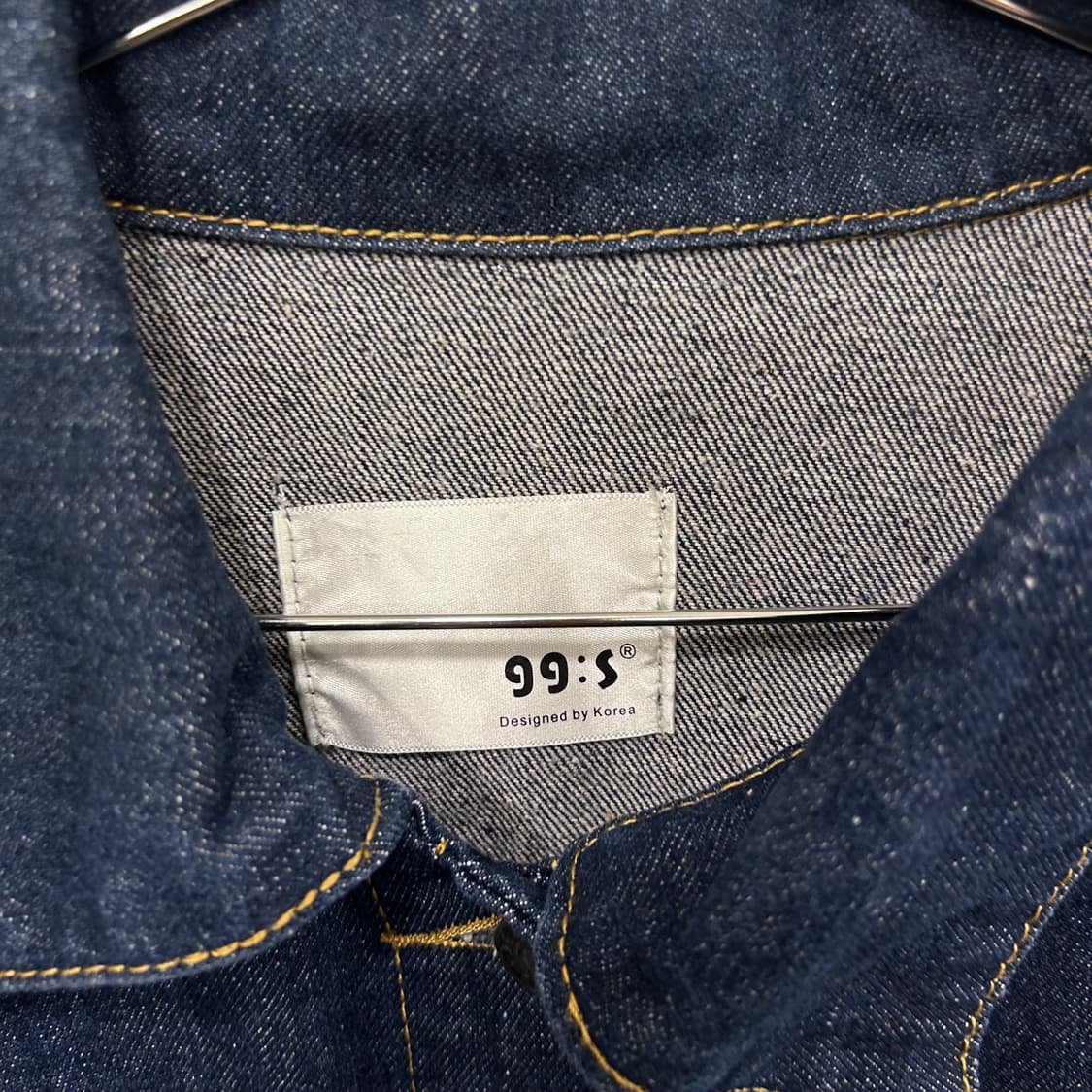 99:S 더블포켓 셀비지 생지 데님 트러커 자켓 상품이미지3