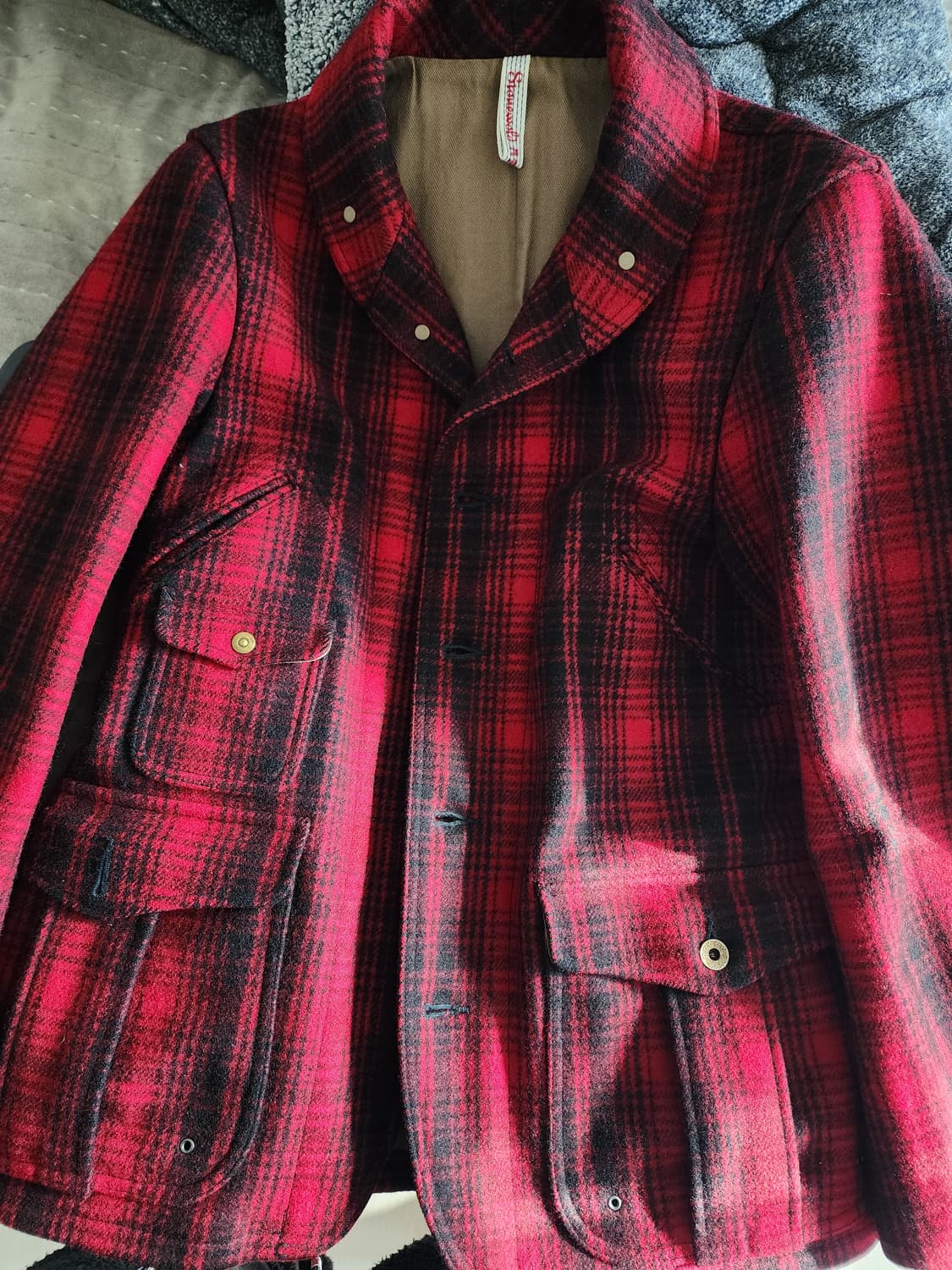 (남여공용) 울리치 버팔로체크 헌팅자켓 상품이미지1