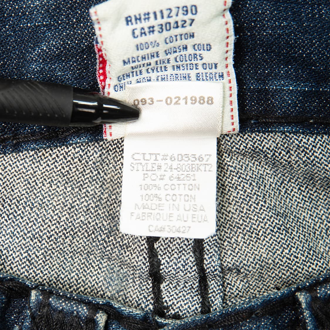 [28] 00s 트루릴리젼 USA 메이드 조이 슈퍼T 플레어 데님팬츠  상품이미지10