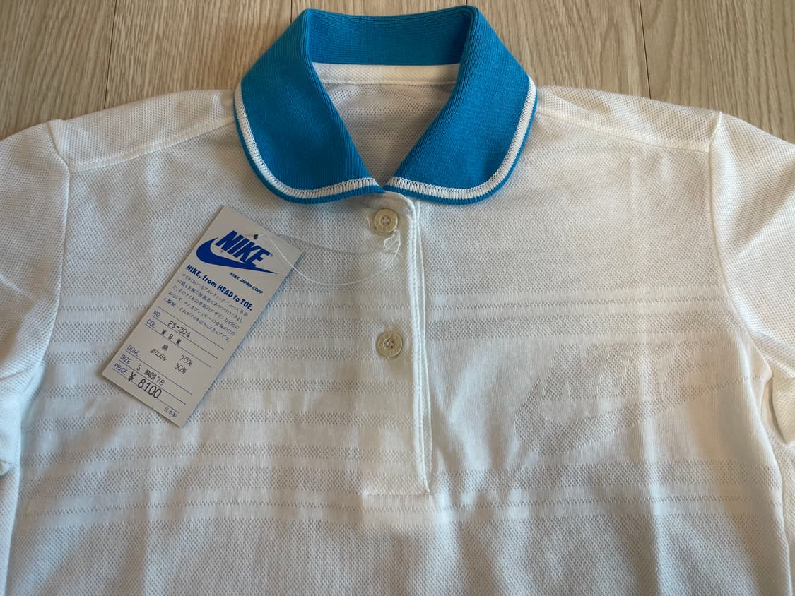 나이키 80s 올드 폴로 피케 우먼스 티셔츠 NIKE OLD 1984 7 상품이미지2