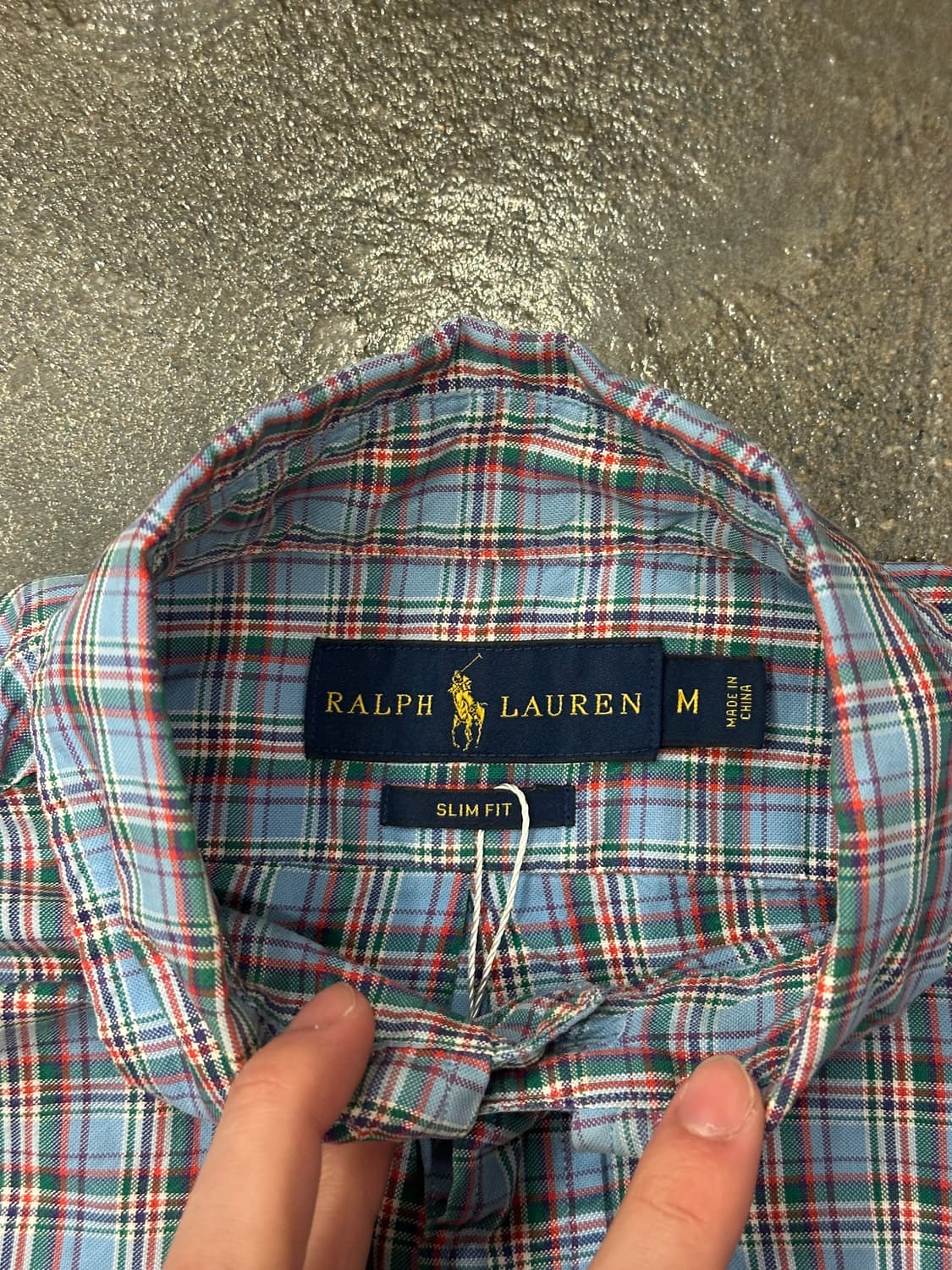 폴로 랄프로렌 체크셔츠 M 상품이미지5