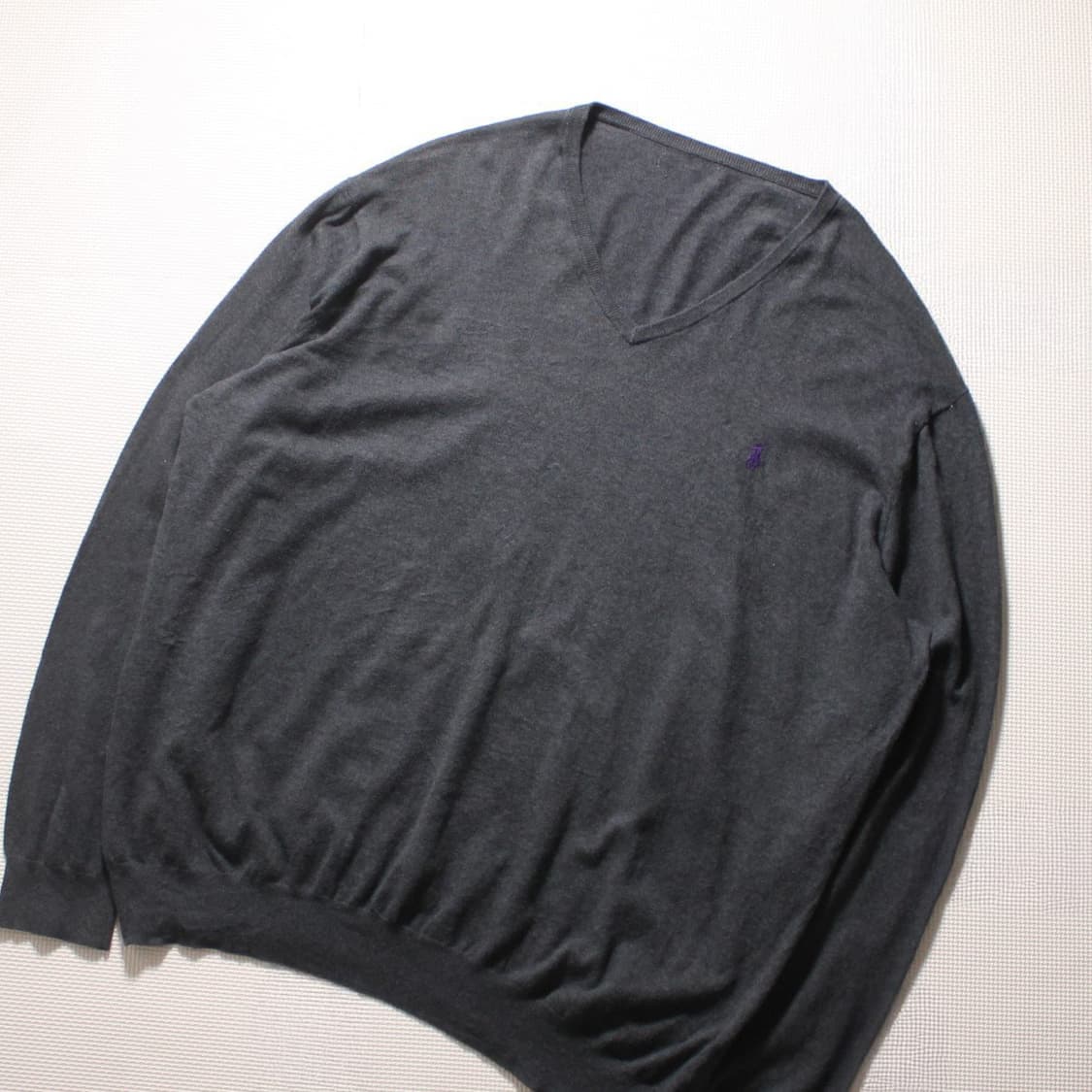 Polo 폴로 랄프로렌 그레이 브이넥 니트 상품이미지2