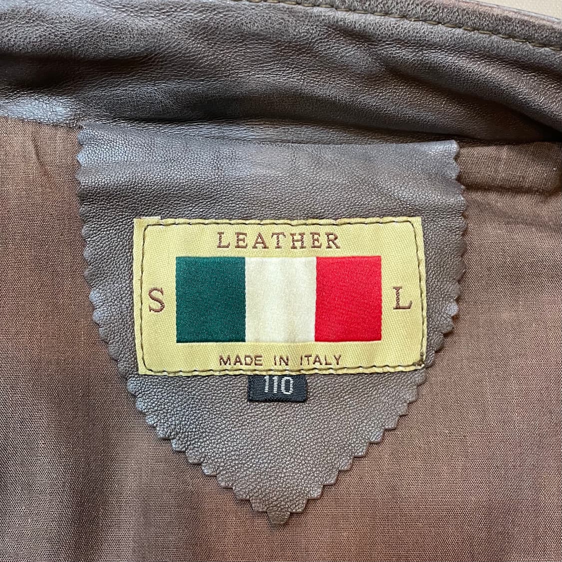 이태리 브라운 차리나카라 양가죽자켓(110) 상품이미지6