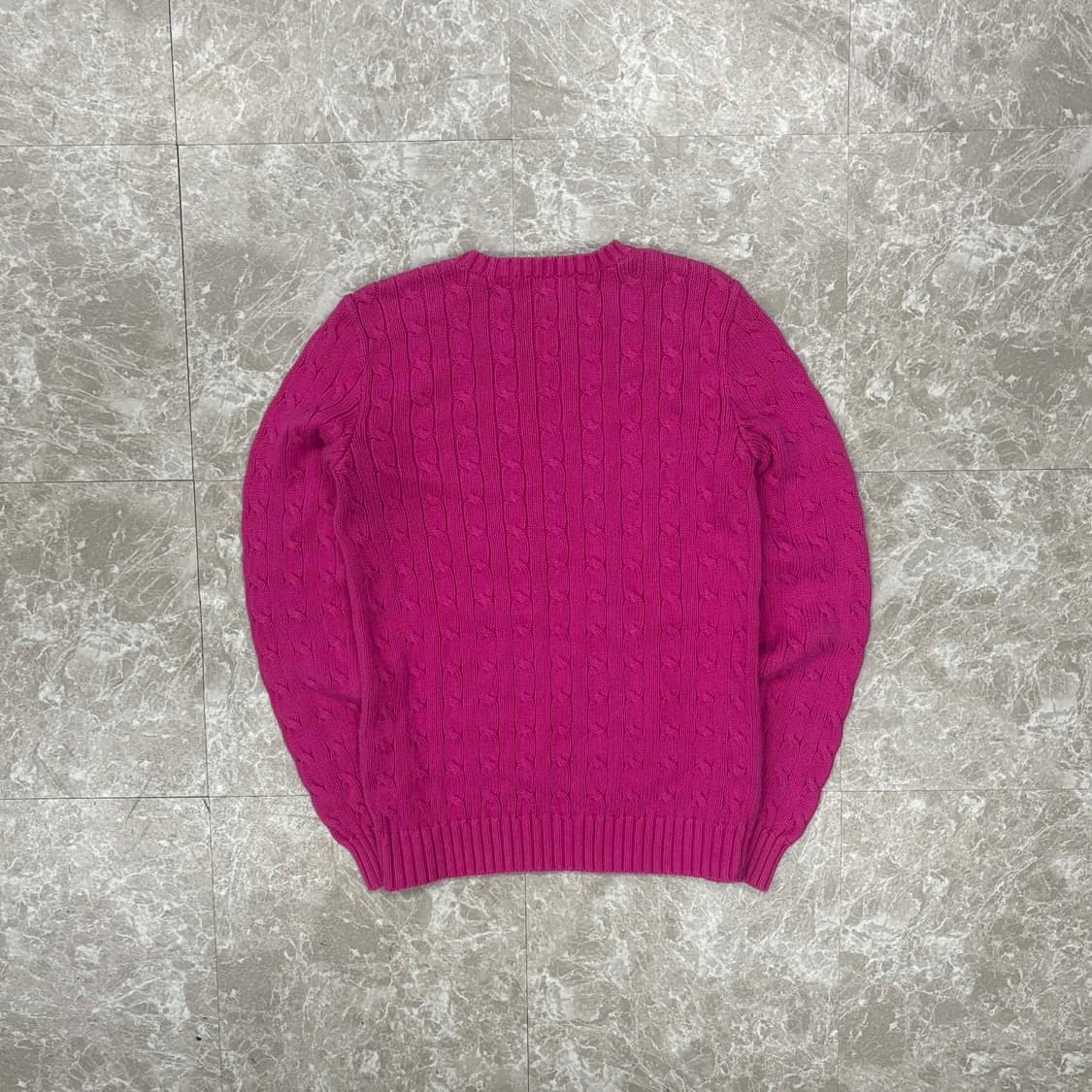 폴로 랄프로렌 케이블 걸즈 크루넥 니트(M) 상품이미지4