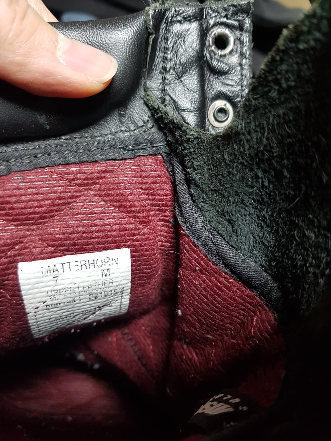 마테호른 고어텍스 동계용 방한화 7M 판매 상품이미지4