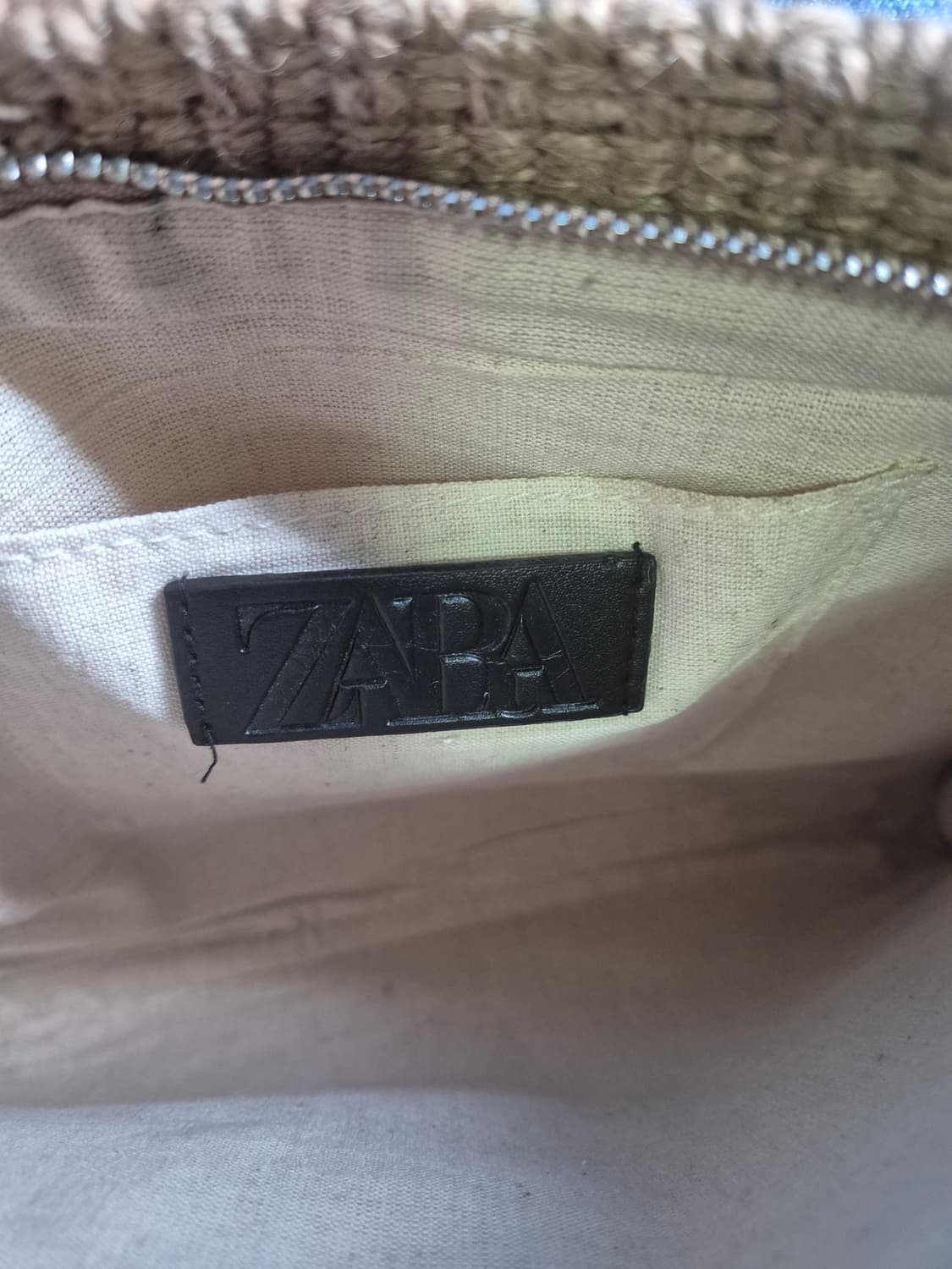 자라 ZARA 황마 클러치백 상품이미지3