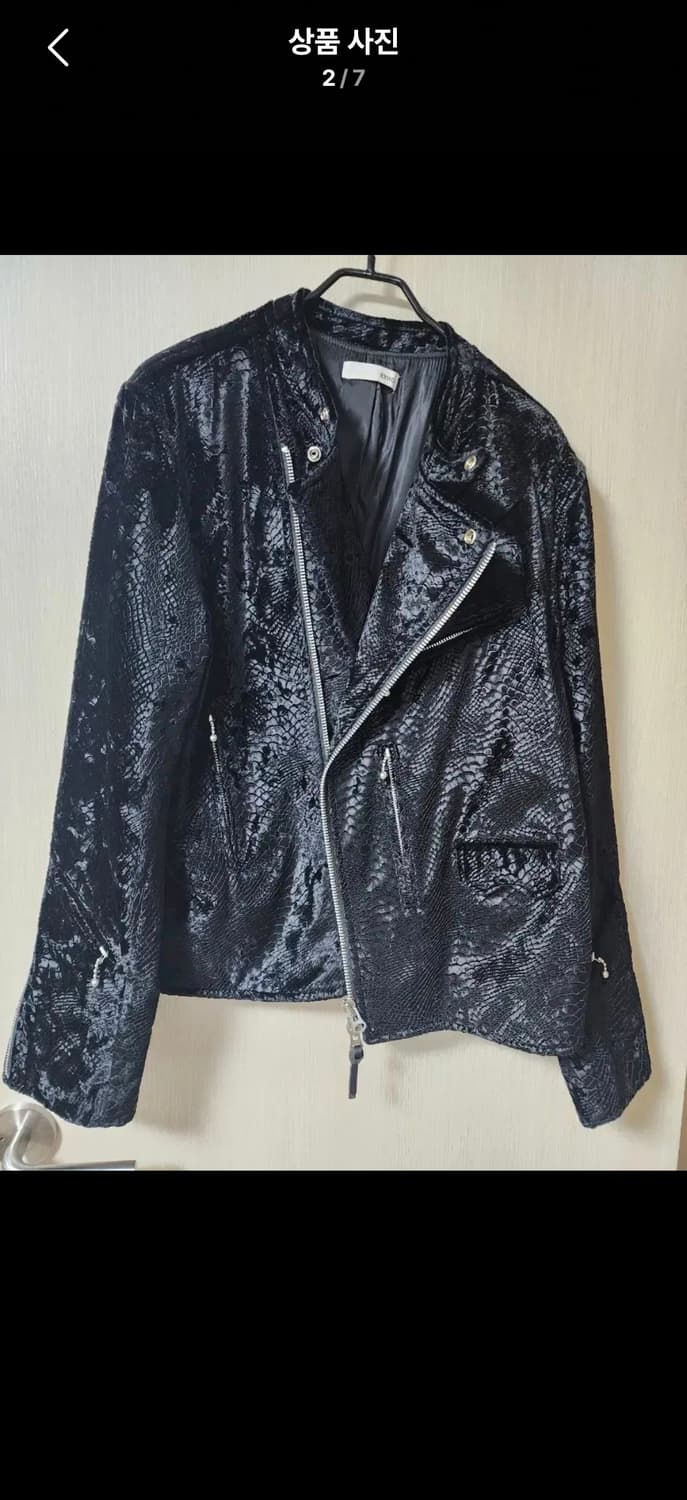 kyho 파이톤 바이커 자켓  상품이미지2