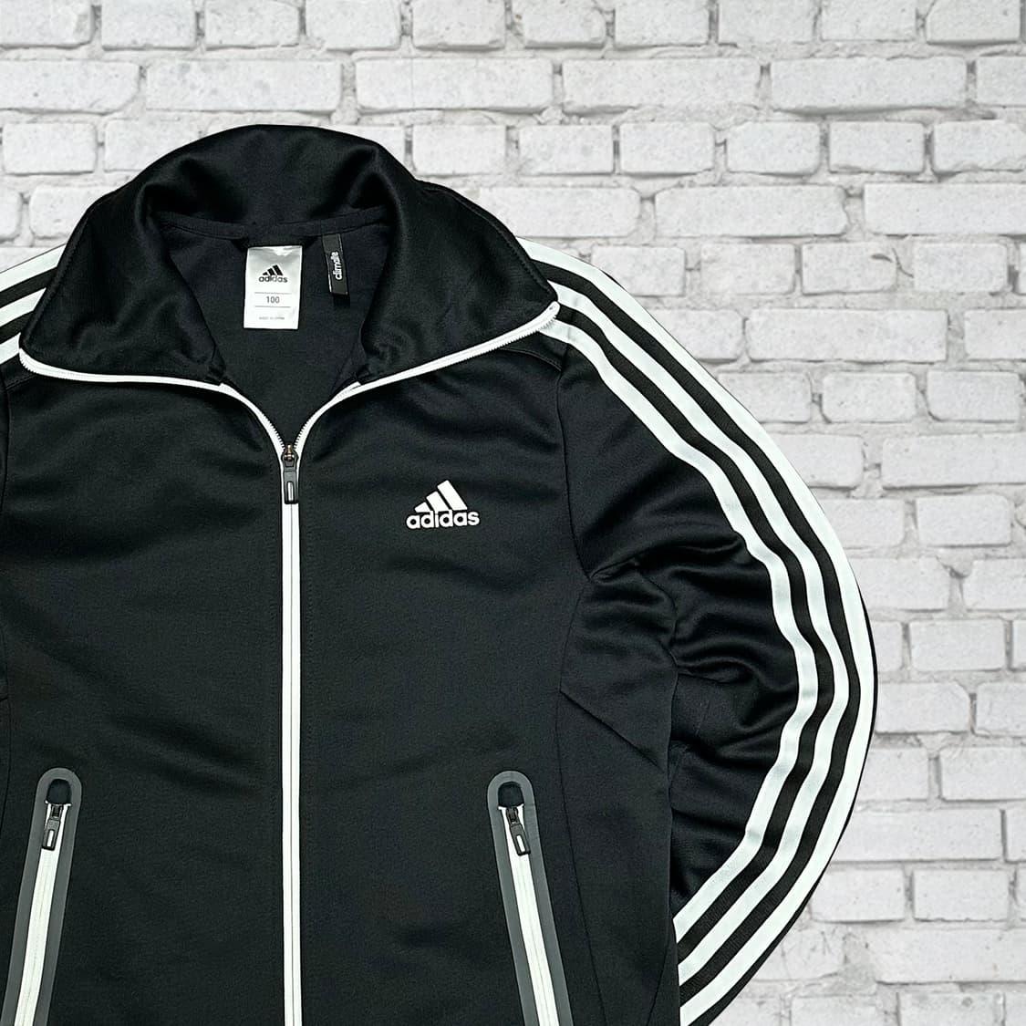 아디다스 블랙 화이트라인 빈티지 져지 100 상품이미지1