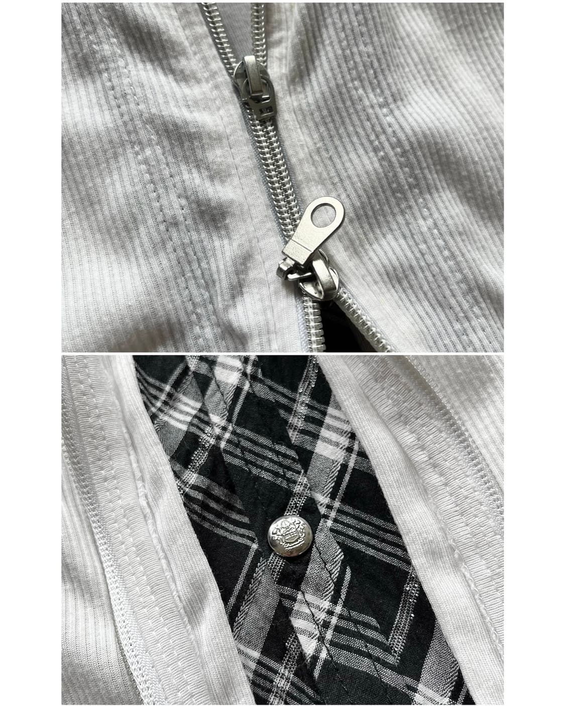 90-00s Mind Games 2Way Golgi Knit Zip-up 상품이미지7