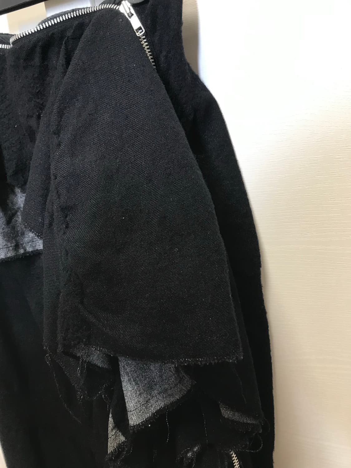 꼼데가르송 트리콧 축융 스커트 상품이미지3