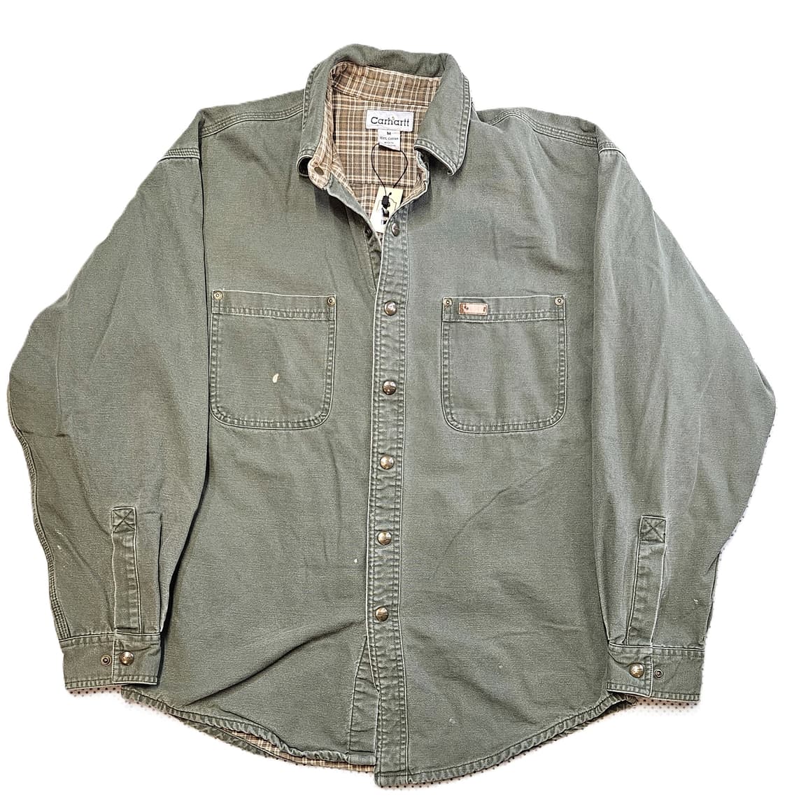 칼하트 플란넬 안감 캔버스 셔츠 상품이미지1