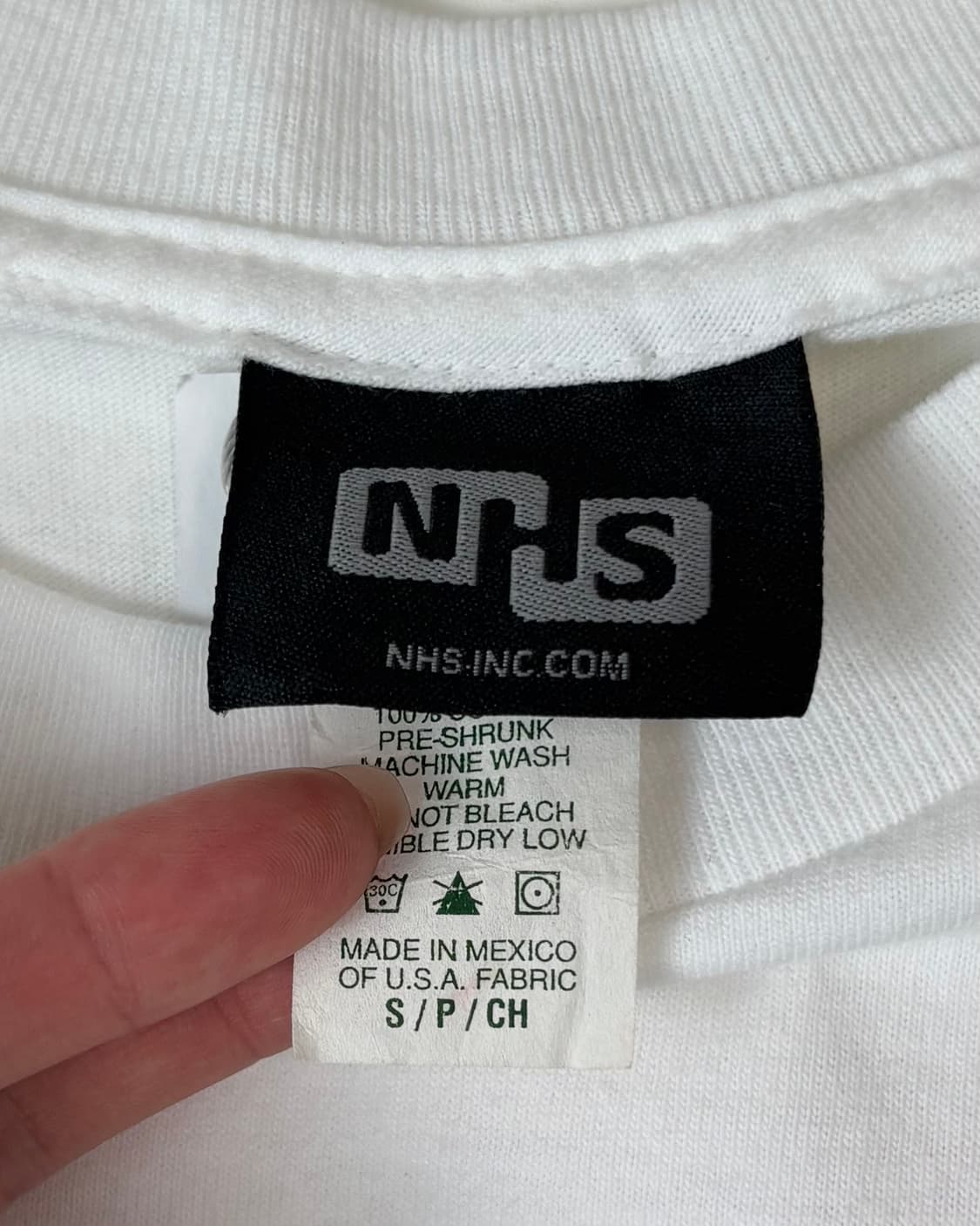 NHS 로드라이더 화이트 반팔 상품이미지7