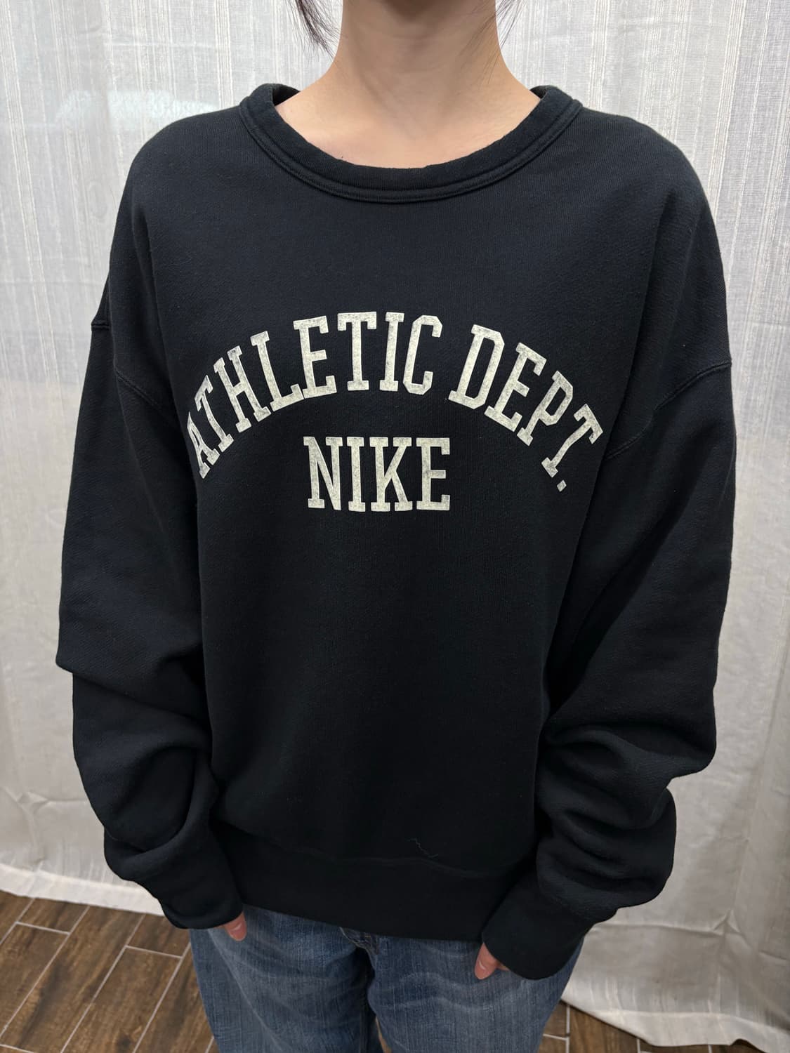 나이키 플리스 크루넥 애슬레틱 맨투맨 상품이미지1