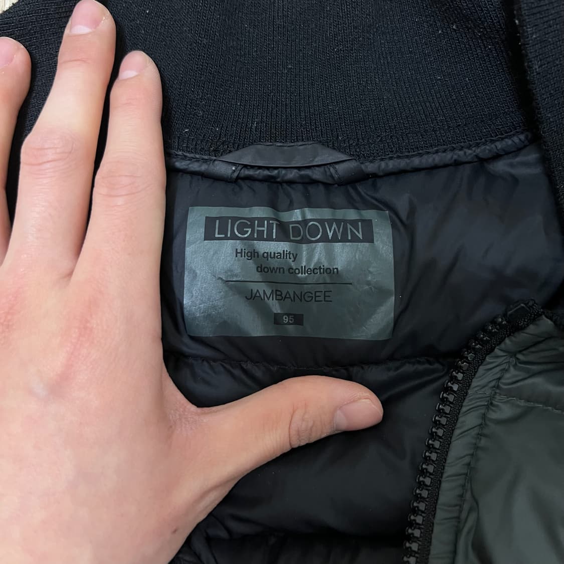 잠뱅이 라이트 덕다운 경량패딩 M/95  상품이미지4