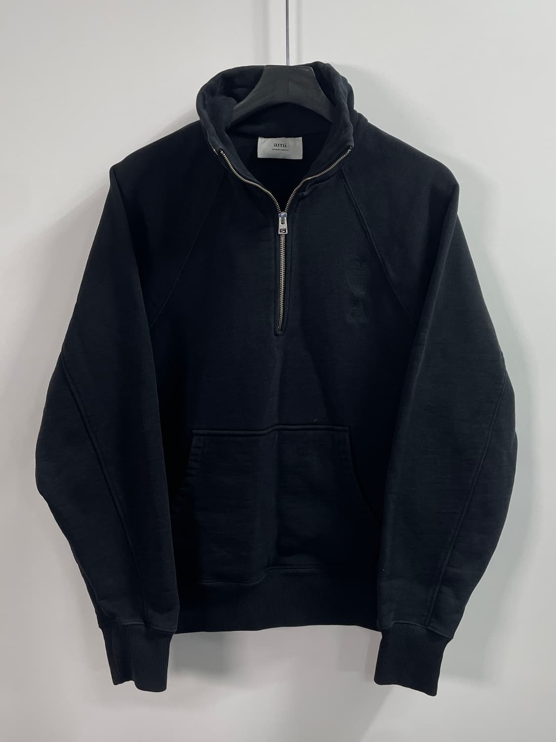 아미 인타르시아 빅로고 반집업 맨투맨 (on.561) 상품이미지1