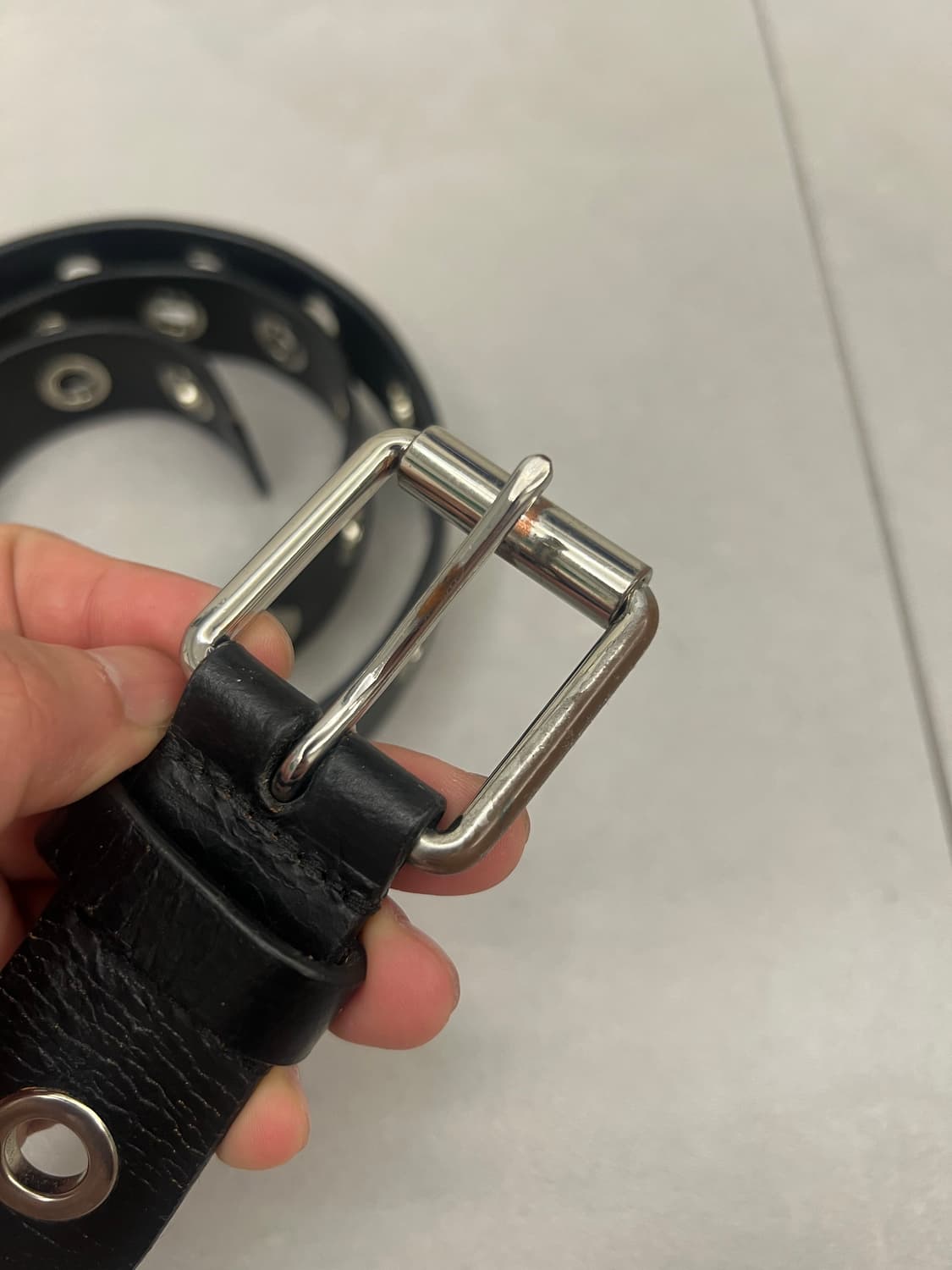 H&M x 이티스 레더 아일렛 레더 벨트 상품이미지4