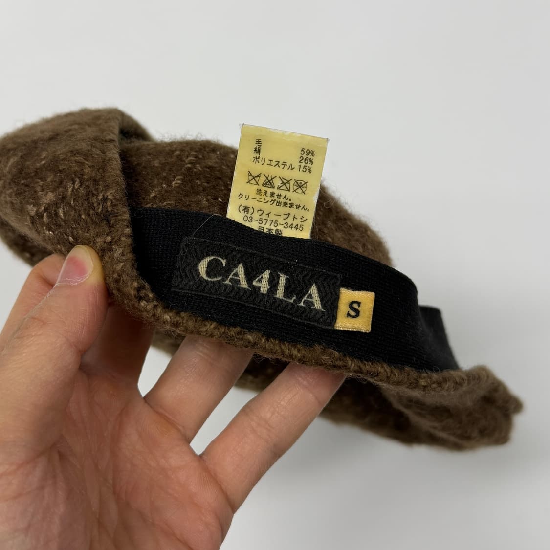Ca4la cable knit hunting cap 상품이미지6