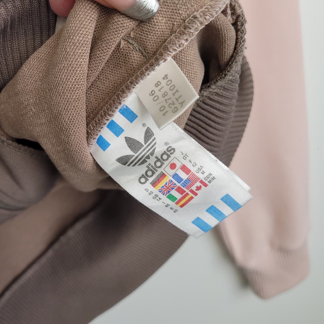 아디다스 핑크배색 파이어버드 트랙탑 희귀 상품이미지6