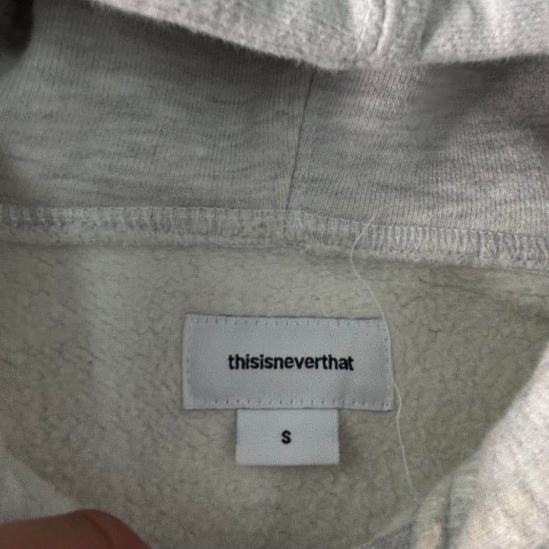 100 디스이즈네버댓 CNP 오버 후드집업 상품이미지4